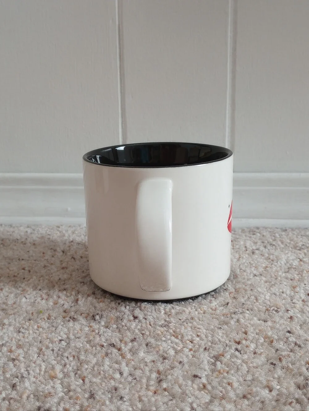 Pier 1 Imports Red Lips Kiss With Beauty Mark Coffee Mug